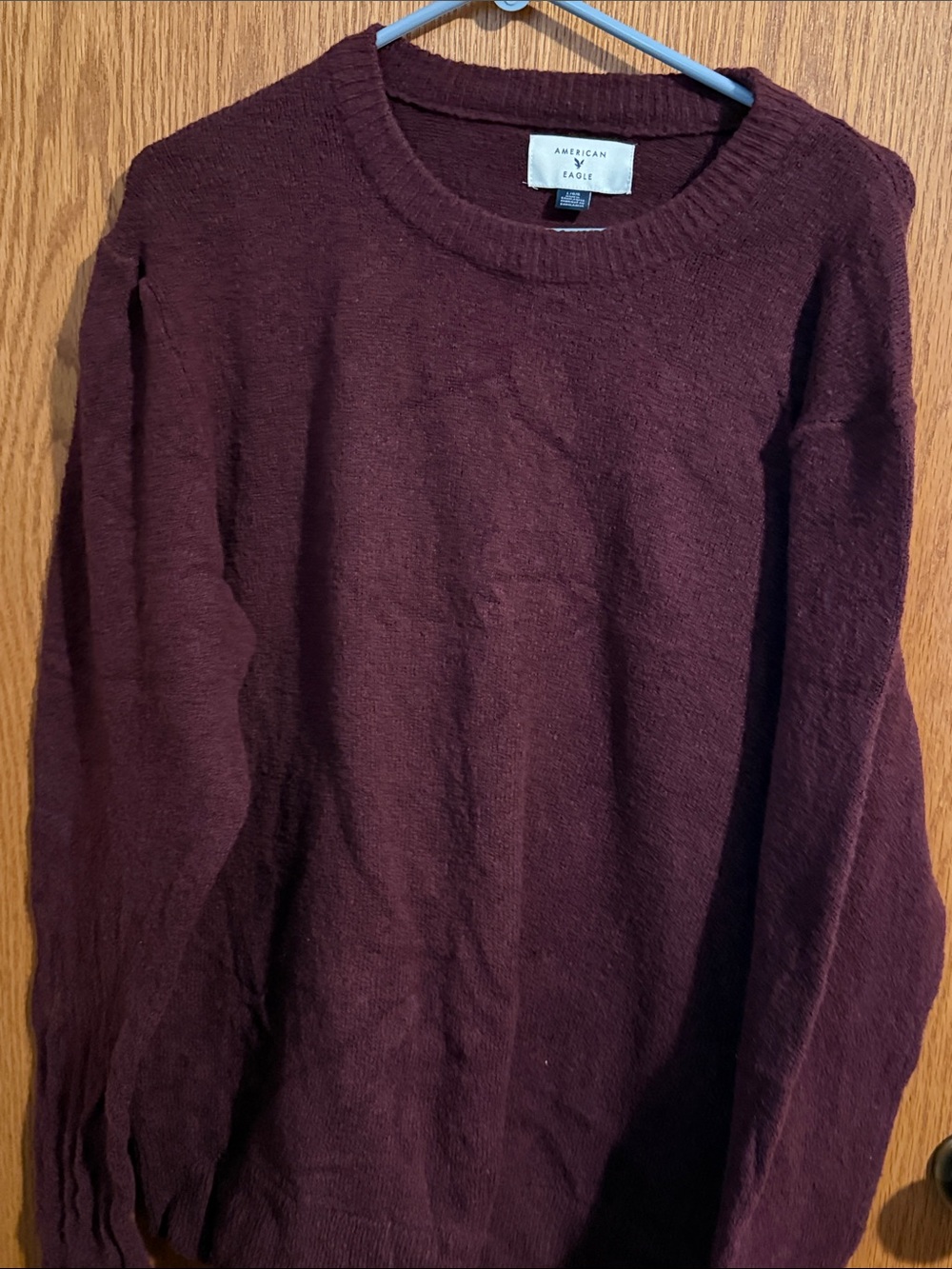 American Eagle Outfitters Burgundy Crewneck Sweater Large
